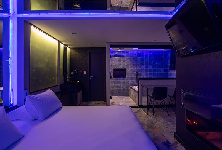 Bangalô Motel, Santa Maria - Suíte Lounge Neon 37 foto 6