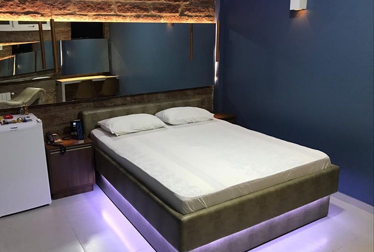 Suíte 11 - Turquesa - Motel Casa de Pedra, Carazinho