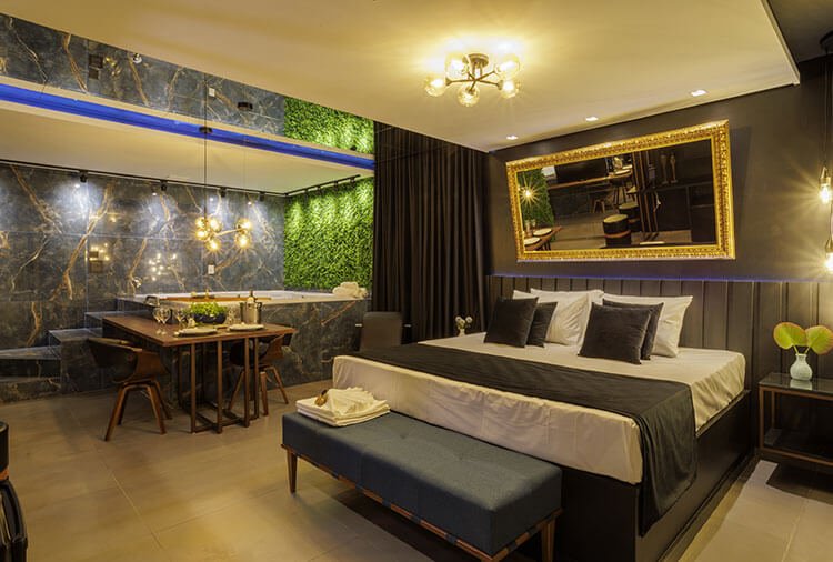 Suíte Living - Motel Medieval, Porto Alegre
