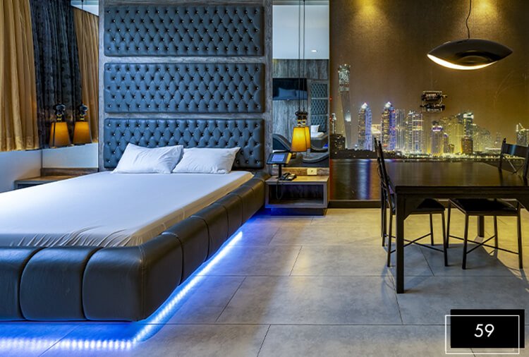 Gran Motel Dubai, Caxias do Sul - Suíte Hidro Light foto 9